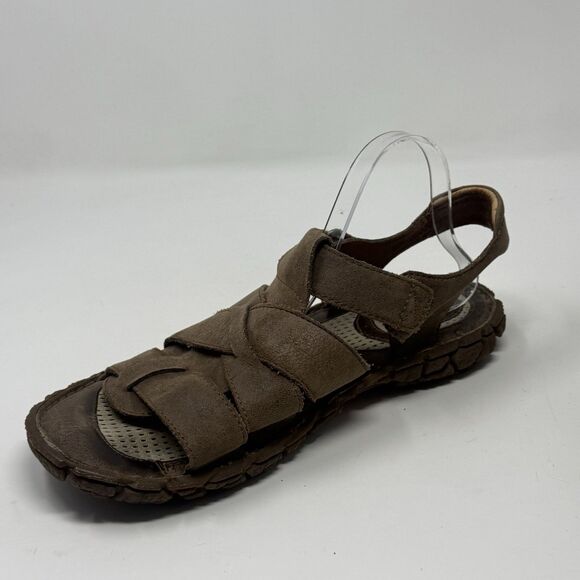 Born Fisherman Sandals Mens 11 Brown Leather Casual Comfort Shoes Handcrafted main image 13